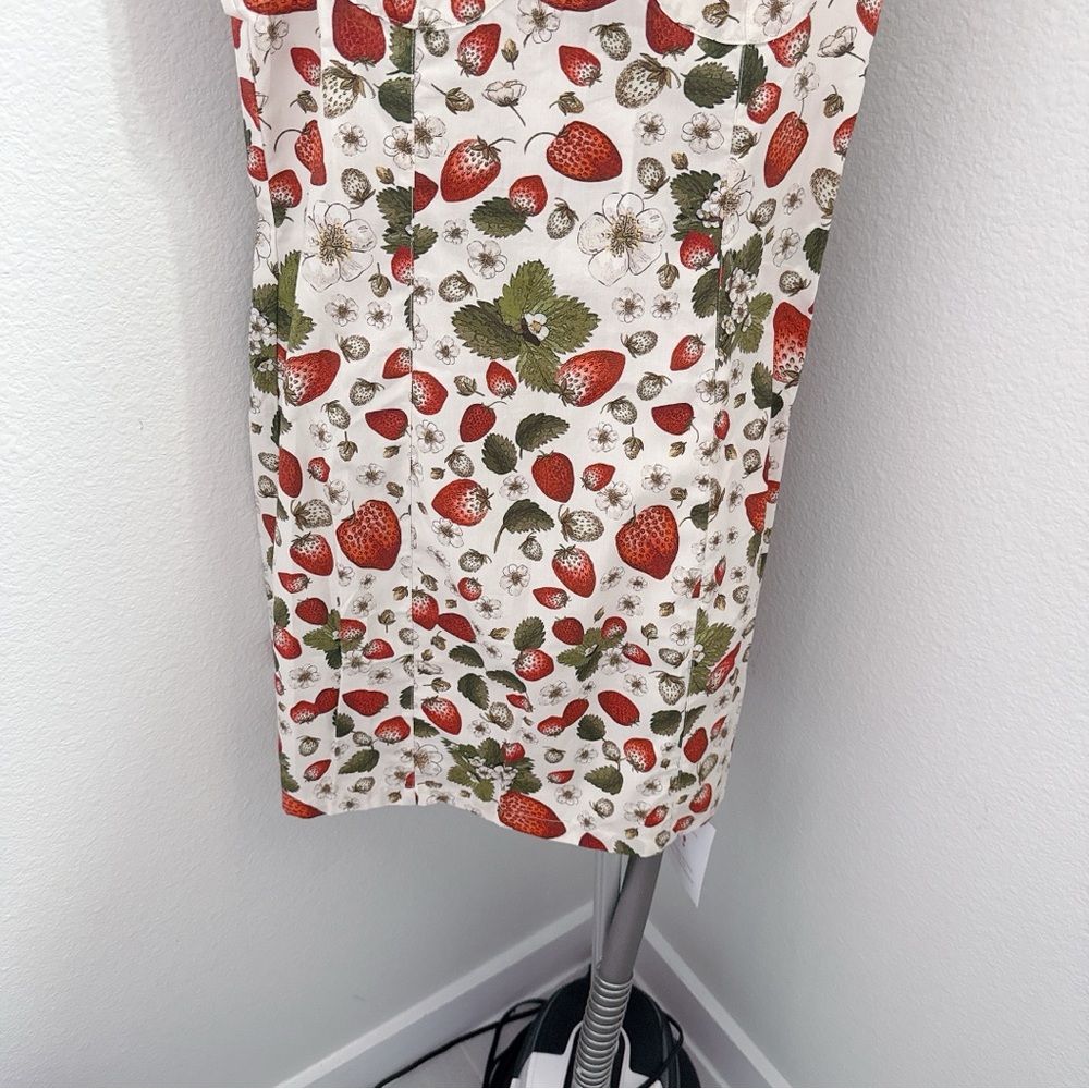 RARE NWT Rouje Angie Strawberry Print dress - Picture 5 of 10